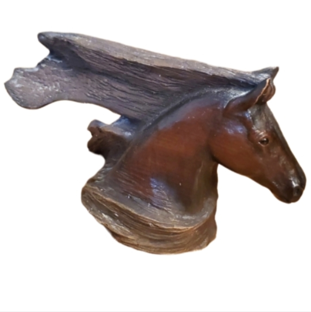 "Wind Horse" Vintage Signed Cain Limited Edition 1985 Sculpture